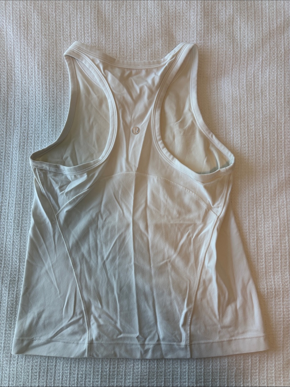 lululemon athletica White Racerback Performance Tank